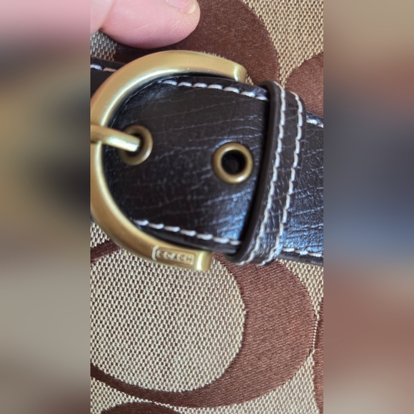 Stylish Brown and Black Shoulder/ Cross Body Bag Adjuatable Strap, - Picture 4 of 5